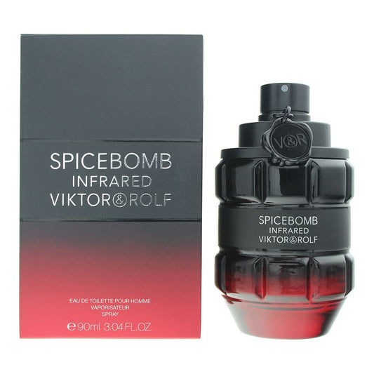 Spicebomb Infrared by Viktor & Rolf Eau De Toilette Spray 3 oz for Men